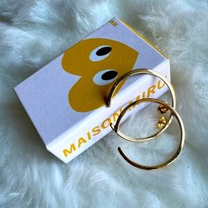 Maison Miru Illusion Hoops in Gold